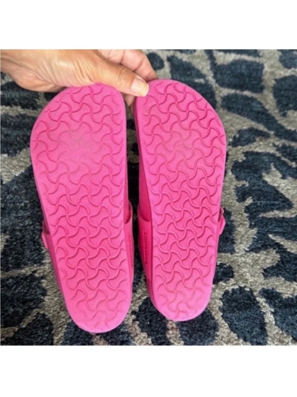 BIRKENSTOCK Girl/kids Eva Sandals/Slides Sz 2/EU33 Pink Rubber Plastic